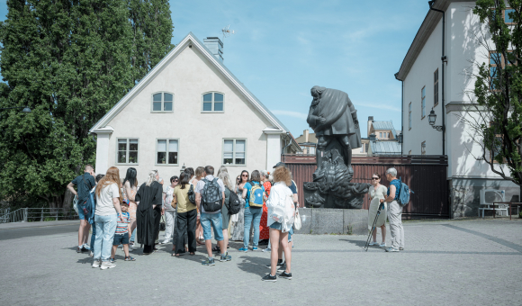 The statue of Louis de Geer by Carl Milles in Norrköping © J. Van Belle – WBI